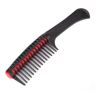 Professional Anti Splicing Detangling Roller Comb, Environmental Protection Material, Black, Curly Hair Care, Hair Dyeing Comb, Daily Care Comb