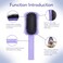 Curly Hair Brush Defining, Volume Curl Define Styling Brush, Curl Defining Brush, for Combing and Shaping Men's and Women's Curls to Reduce Pulling (Purple 1PC)