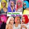 10 Inch Human Hair Wigs Purple Short Bob Wigs None Lace Front Wig for Black Women Machine Made Wigs Full Ends 150% Density Full Head Glueless Soft Silky Straight Hair Bob Wig