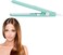 Mini Hair Curler Flat Iron Ceramic Straightener for Short Small Curling Tiny Irons Travel Size Bangs 2 in 1 Tourmaline Plate Beauty Heating Heats Up Fast (Matcha Green)