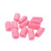Set of 12 Large Pink Foam Sponge Hair Rollers