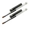 Nail Art Brushes 2PCS, Gel Polish Nail Art Design Pen Painting Tools with Nail Extension Gel Brush Builder Nail Gel Brush Nail Art Liner Brush Salon at Home DIY Manicure (Flat#6)