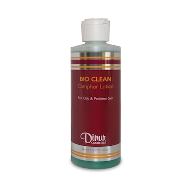 Bio Clean Camphor Lotion for Oily &amp; Problem Skin Balances Skin Texture Helps Drying &amp; Fight Blemishes 4 fl. oz. 120ml