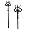 2PCS Retro Viking Hairpin For Women Halloween Trident Hair Pin Hair Styling Pins (SRTL5)