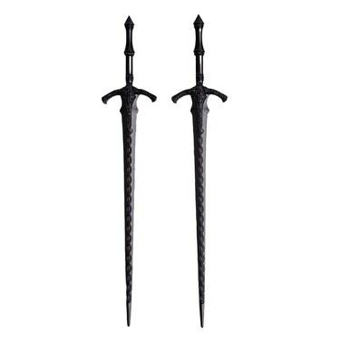 2PCS Retro Viking Hairpin For Women Sword Hair Pin Hair Styling Pins (RLAL)