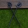2PCS Retro Viking Hairpin For Women Raven and Moon Hair Accessories Hair Styling Pins (RLMN)