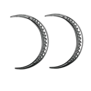2PCS Retro Moon Crescent Hairpin For Women Retro Hollow Moon Hair Stick Forks Knot Hair Styling Pins (MNAS)