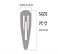 30,60 80 Pack Black 2 Inch Women Metal Snap Hair Clips Accessories No Slip Hair Barrettes Girls Women Hair Accessories (Black 50PCS)