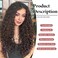 Curly Wig for Women long Black Curly Wigs 26inch Synthetic Middle Part Wig Natural Looking Hair Replacement Curly Wigs for Daily Party Use
