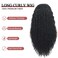 Curly Wig for Women long Black Curly Wigs 26inch Synthetic Middle Part Wig Natural Looking Hair Replacement Curly Wigs for Daily Party Use