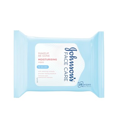 Johnson's Face Care Makeup Be Gone Moisturising Wipes (25)