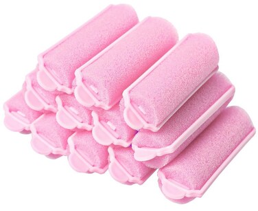 12-Pack Foam Sponge Hair Rollers 2.4 Inch Hair Curlers to Sleep In Soft Sleep Rollers Hair Curlers for Curls Style Heatless Hair Curler