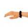 Amelia Beauty Jersey Scrunchy   Medium Black Scrunchies   2.5in Diameter   Gentle on Hair &amp; Strong Hold   No Snag, Dents or Creases  10 Pack