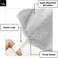 4 Pack Microfiber Hair Wrap Towels, Drying Turbans for Wet Hair, Dry Towel for Women Anti Frizz, Dark Grey/Light Grey