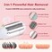 Electric Shaver for Women Face, Facial Hair Removal, Wet/Dry Electric Razor Bikini Trimmer for Arms,Legs,Face,Underarm (White)