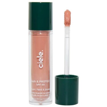 ciele blush &amp; PROTECT SPF 50+ hydrating liquid blush - Kirsty (warm nude)