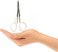 4 Inch Stainless Steel Premium Manicure Scissors 1PC Multi-Purpose Cuticle Pedicure Beauty Grooming Kit for Nail, Eyebrow, Eyelash, Dry Skin Striaght Blade