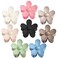 Flower Hair Clips 8PCS, Large Claw Clips for Women Girls Thick Thin Hair, Strong Hold Nonslip Big Dasiy Jaw Clamps Matte Hair Accessories 8 Colors