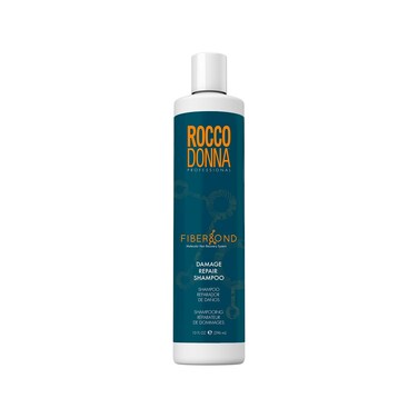 Rocco Donna Fiberbond Damage Repair Shampoo, For Weak, Fragile, and Thining Hair 10 oz