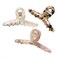 Hair Clips Tortoiseshell Claw Cellulose Acetate Jaw Clip Celluloid French Design 4.2'' Hair Barrettes Grip Leopard Print Clamps for Women Ladies Mother (3 Pack)