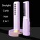 FA FIGHTART Rechargeable Mini Hair Straightener Cordless Heating Comb Iron LCD Display USB Portable Travel Heat Brush