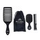 Milano Collection Women&rsquo;s Gentle No-Tangle Wet &amp; Dry Speed Styling Wide Bristle Wig Brush for Human Hair Wigs, Synthetic Wigs &amp; All Types of Human Hair (2-Pack)