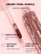 Diamond Matte Nude Lip Gloss, Glitter Metallic Liquid Lipstick Glitter Shimmer Lip Glaze, Shimmery Finish, High Pigment Long Lasting Lip Gloss Tint Christmas Party Makeup (#02)