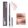 Nude Lip Liner Pencil Lipstick, Longwear Waterproof Creamy Lip Liner, High Pigment &amp; Smudge-proof Nude Matte Lip Liner, Dual-Ended Velvet Lip Liner with Lip Brush, Lip Contouring Pencil Makeup(01#)