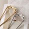 2 Pieces Gold Pearl U Shape Hair Fork,Pearl Hair Sticks Classic Elegant Hair Accessories Bridal Ornaments Fashion U shaped Hair Fork Hair Pins Hair Care Hair Accessories