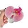 1 Pc Orchid Flower Hair Clip,Flower Hair Clip Cute Pink Orchid Side Barrettes Elegant Suitable for Wavy, Straight Hair, Curly, Sweet and Barrettes Accessories（Pink ）