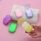 5 Boxes Mini Color Soap Disposable Soap Paper Hand Cleaner Fragrance Paper Outdoor Hiking 100 Sheets Lovely and Practical Personal Care
