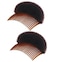 2pcs Brown Women Soft Sponge Foam Hair,Clip Hair Comb Braid Tool Styling Accessories,Base Inserts Bump Up Hair Pads Styling Stick Bun Maker Braid Tool Barrettes