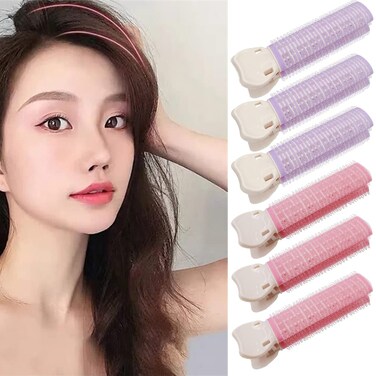 TOOLZEEN 6 PCS Volumizing Hair Root Clip,Natural Fluffy Hairpin, No Heat Curling Iron Hair Styling Tool Rollers,DIY Curler Hair Styling Small And Easy to Carry, for Long &amp; Short Hair