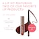 Beauty For Real Lip Kit, Love Your So - Lip Gloss + Shine (Rebel Rebel) &amp; D-Fine Lip Pencil (Neutral Deep) - Non-Sticky Plumping &amp; Hydrating Gloss and Complementary, Long-Wear Lip Liner