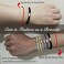 18 Count Braided Hair Ties Hair Bracelets Metal Beads Thick Hair Elastics Basics for Men &amp; Women