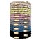 18 Count Braided Hair Ties Hair Bracelets Metal Beads Thick Hair Elastics Basics for Men &amp; Women