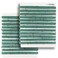 Fashion Hair Ties with Golden Beads, Thin Hair Elastics Tie for Thick Hair, 24 PCS Green.