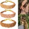 Jseng Crochet Headbands Handmade Bohemian knit Headband for Women Summer Beach Headbands 3Packs