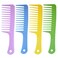 4 Pcs Wide Tooth Detangling Brush Set - Curl Comb, Styling Comb for Long, Wet or Curly Hair to Improve Blood Circulation