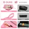 Hair Tools Travel Bag and Heat Resistant Mat, 2 in 1 Portable Organizer Hair Travel Case for Curling Iron, Hair Straightener, Flat Irons, PU Hangable Handle, Neoprene (Sweet Pink)