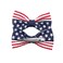 2 Pcs/Pack Girls American Flag Hair Bow Hair Clips Fourth of July Hair Accessories Patriotic Hair Bows Hairgrips