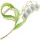 Lily of The Valley, Orchid Hair Clamps, Flower Metal Hairpin, Lily Flower Jaw Clamp Hair Styling Hair Accessories for Thick Thin Hair, Women, Clips and Barrettes, Orchid Hair Clip, Flower Hair Clips