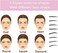 Eyebrow Template, Eyebrow Stencils, 8 Styles Reusable Brow Stencils with Handles and Straps, Reusable Reusable, DIY Makeup Tools