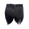 2pcs Human Hair Short Thick Hairpieces Adding Extra Hair Volume Clip in Hair Extensions 4" Brazilian Virgin Hair Topper for Thinning Hair Women and Men 2 packs Lot (1B)