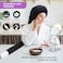 Upgraded Hooded Hair Dryer with Extra Large Adjustable Bonnet - Easy Styling, Curling and Deep Conditioning, with Portable Carrying Case (Black)