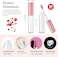 KPX 30 Pcs lip Gloss Tube Containers Bulk Wand 10ml Empty Clear Pink Lip Oil Tubes Refillable Lip Balm Bottles with Rubber Insert for DIY Makeup Such as Lip Samples, Homemade Lip Balm(Pink)