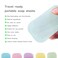 5 Boxes (500 Sheets) Paper Soap Sheets Hand Washing Soap Sheets Portable Disposable Camping Mini Soap Hand Soap Sheets Travel Soap Sheets- 5 Scents