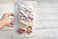 California Tot Girl's Mixed Bow Clips Fully Lined Strong Grip Non Slip for Fine Hair (Emma Set of 4)
