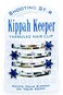 Kippah Keeper Yarmulke Hair Clip Blue Star of David Silver Kippot Clips
