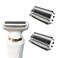 maxeylead Replacement Head Compatible With Finishing Touch Flawless Underarm Hair Removal Electric Razor Device Woman Shaver Accessory (Silver)